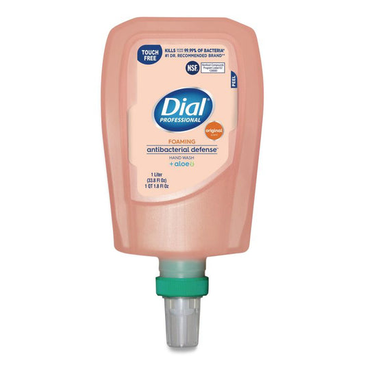Antibacterial Defense Foaming Hand Wash Refill for FIT Touch Free Dispenser, Original Scent, 1 L, 3/Carton