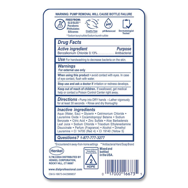 Antibacterial Defense Foaming Hand Wash Refill for FIT Touch Free Dispenser, Original Scent, 1 L