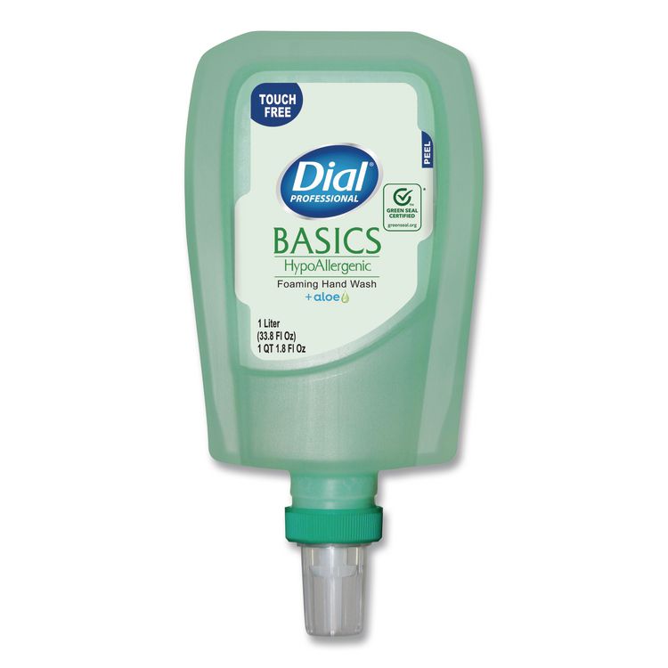 Basics Hypoallergenic Foaming Hand Wash Refill for FIT Touch Free Dispenser, Fresh Floral Scent, 1 L