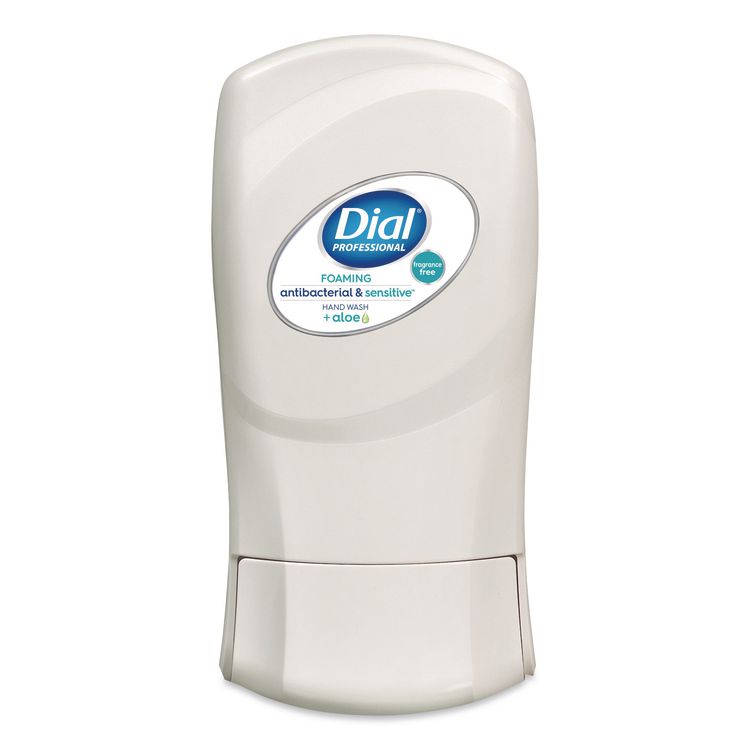 Antibacterial and Sensitive Foaming Hand Wash Refill for FIT Manual Dispenser, Fragrance-Free, 1.2 L, 3/Carton