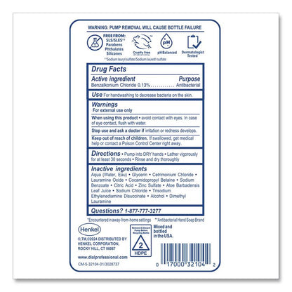 Antibacterial and Sensitive Foaming Hand Wash Refill for FIT Touch Free Dispenser, Fragrance-Free, 1 L, 3/Carton