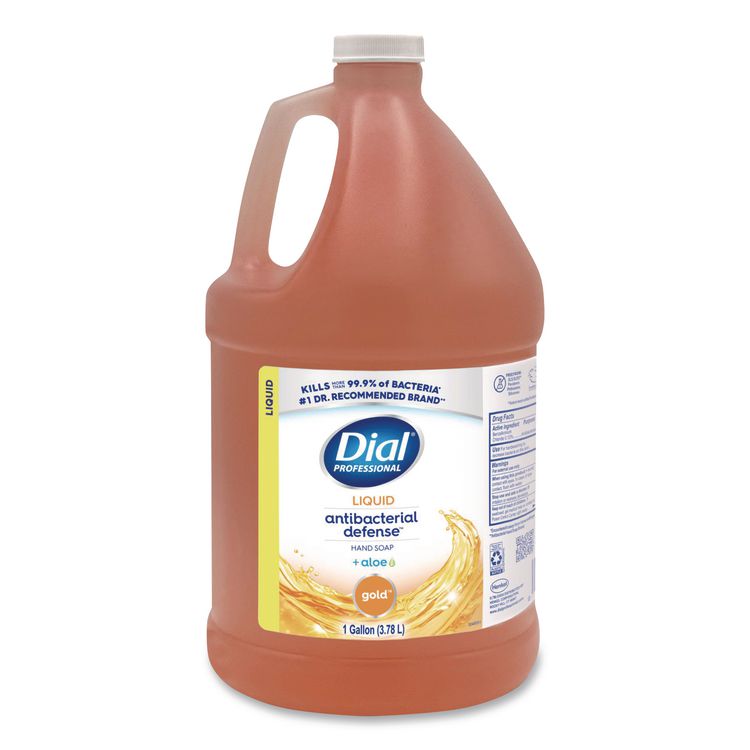 Antibacterial Defense Gold Liquid Hand Soap, 1 gal, 4/Carton