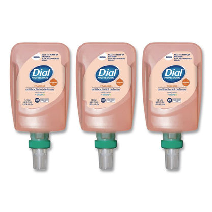 Antibacterial Defense Foaming Hand Wash Refill for FIT Manual Dispenser, Original Scent, 1.2 L, 3/Carton