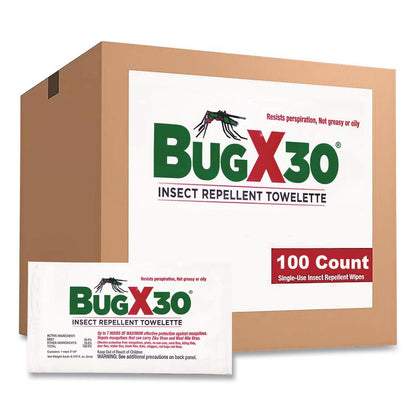 DEET FREE Insect Repellent Wipes, 0.27 oz, 100 Wipes