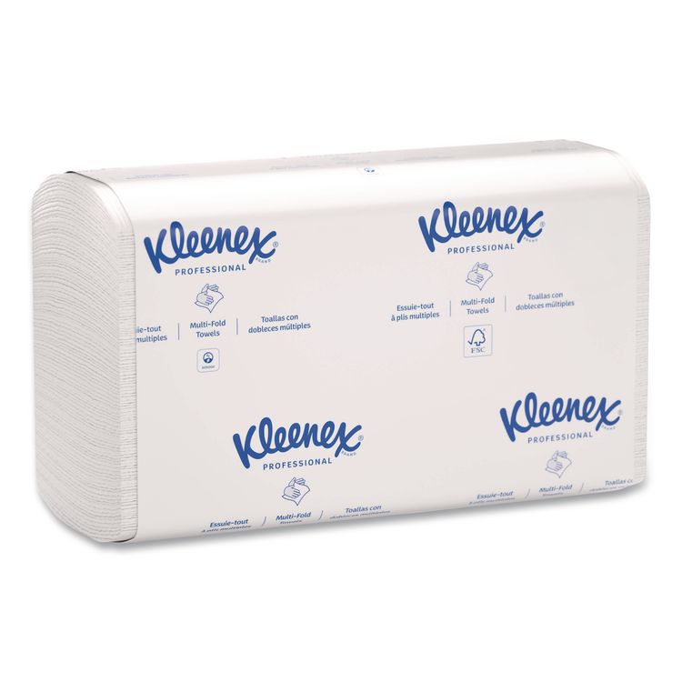 Premiere Folded Towels, 1-Ply, 7.8 x 12.4, White, 120/Pack, 25 Packs/Carton