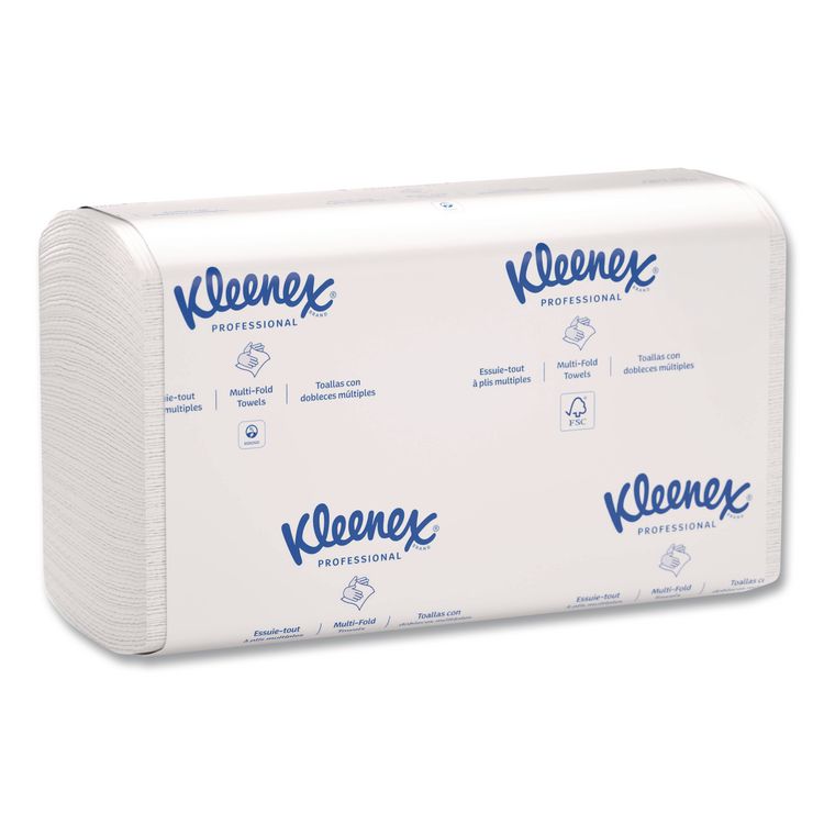 Premiere Folded Towels, 1-Ply, 9.4 x 12,4, White, 120/Pack, 25 Packs/Carton