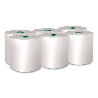 Pro Hard Roll Paper Towels with Absorbency Pockets for Scott Pro Dispenser, Green Core Only, 1-Ply, 7.5" x 900 ft,6 Rolls/CT
