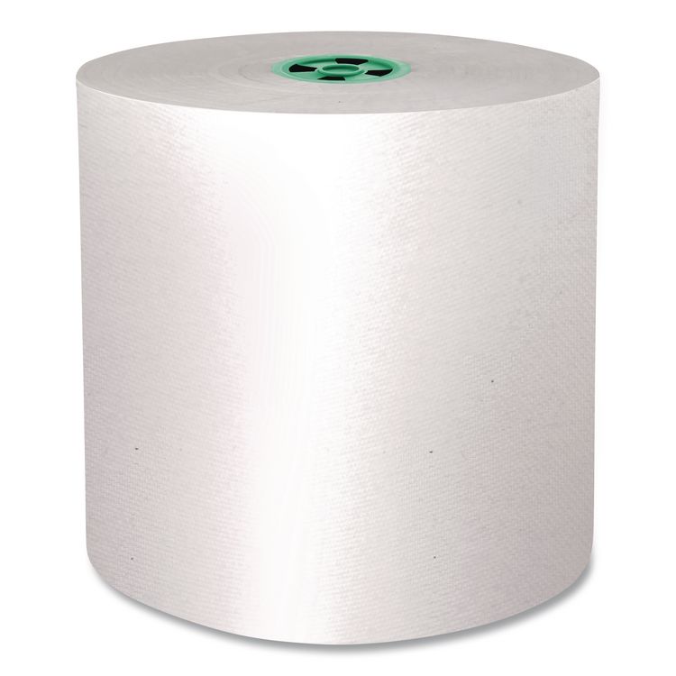 Pro Hard Roll Paper Towels with Absorbency Pockets for Scott Pro Dispenser, Green Core Only, 1-Ply, 7.5" x 900 ft,6 Rolls/CT