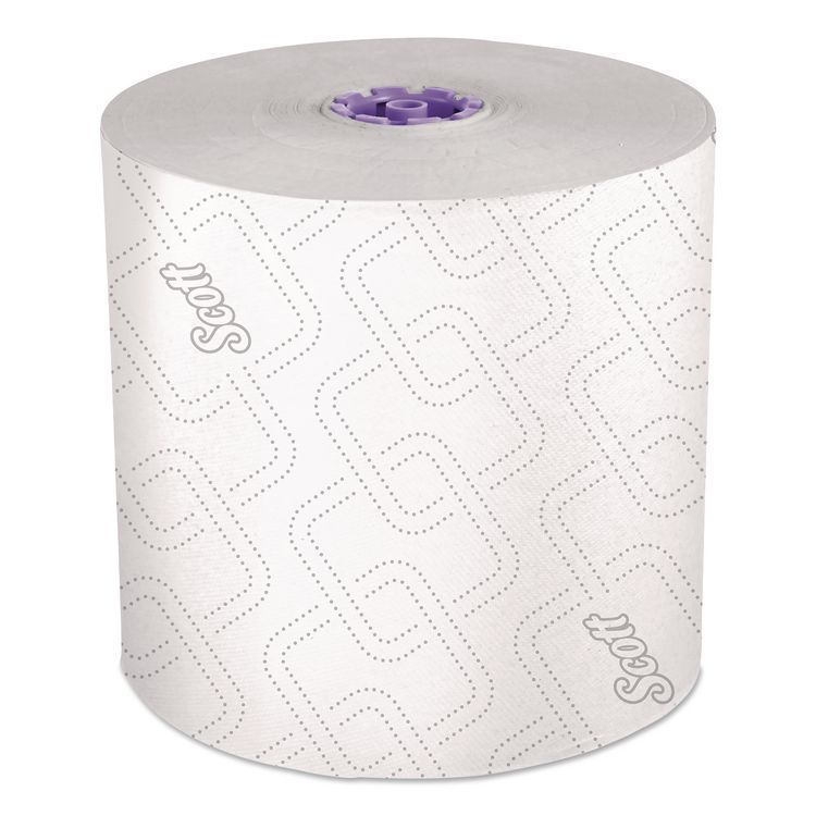 Essential High Capacity Hard Roll Towel, 1-Ply, 8" x 950 ft, White, 6 Rolls/Carton