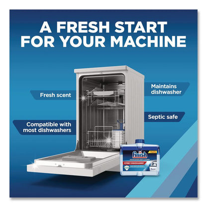 Dishwasher Cleaner, Fresh Scent, 8.45 oz Bottle, 6/Carton