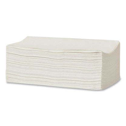 Interfold Dispenser Napkins, 1-Ply, 13 x 8.5, White, 500/Pack, 12 Packs/Carton