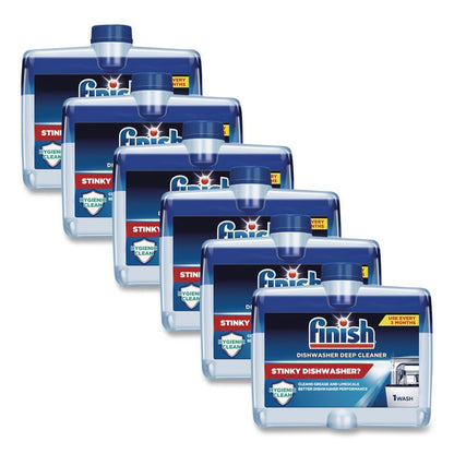 Dishwasher Cleaner, Fresh Scent, 8.45 oz Bottle, 6/Carton
