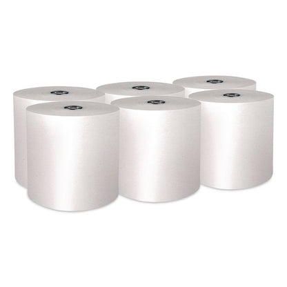 Pro Hard Roll Paper Towels with Absorbency Pockets for Scott Pro Dispenser, Gray Core Only, 1-Ply, 7.5" x 900 ft, 6 Rolls/CT