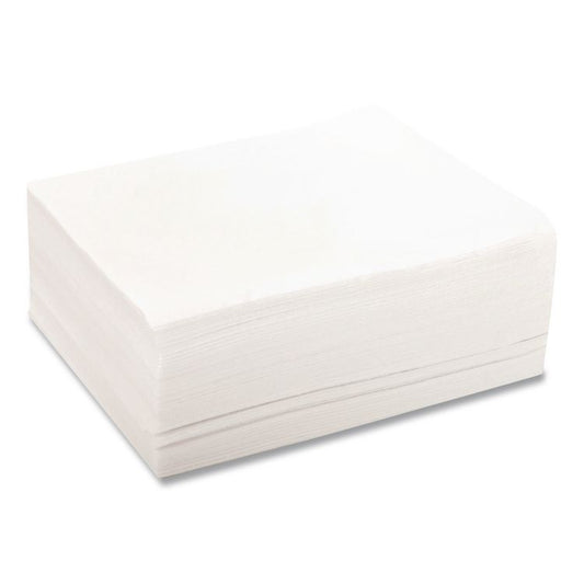 VeraClean Critical Cleaning Wipes, Smooth Texture, 1/4 Fold, 1-Ply, 12 x 13, Unscented, White, 400/Carton