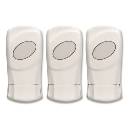 FIT Universal Manual Dispenser, 1.2 L, 4 x 5.13 x 10.5, Ivory, 3/Carton