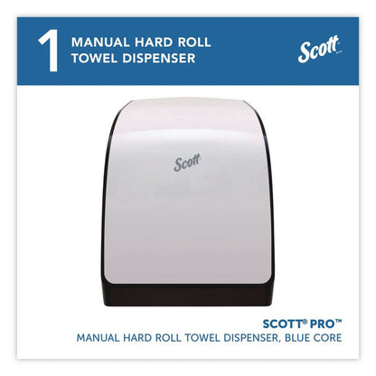 Pro Mod Manual Hard Roll Towel Dispenser, 12.66 x 9.18 x 16.44, White