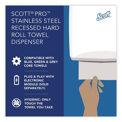 MOD Recessed Dispenser Housing with Trim Panel, 11.13 x 4 x 15.37, Stainless Steel