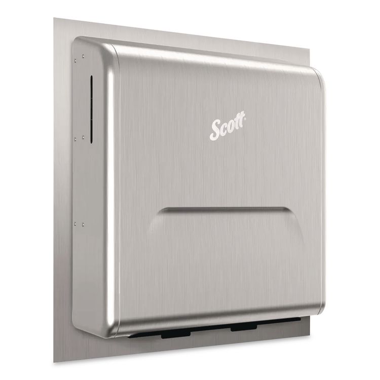 MOD Recessed Dispenser Housing with Trim Panel, 11.13 x 4 x 15.37, Stainless Steel