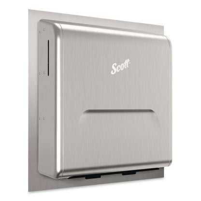 MOD Recessed Dispenser Housing with Trim Panel, 11.13 x 4 x 15.37, Stainless Steel
