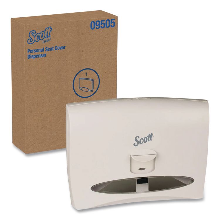 Personal Seat Cover Dispenser, 17.5 x 2.25 x 13.25, White