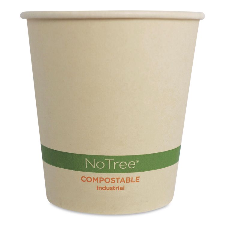NoTree Paper Hot Cups, 10 oz, Natural, 1,000/Carton