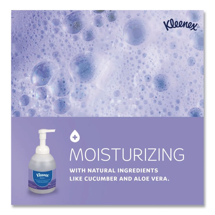 Reveal Ultra Moisturizing Foam Hand Sanitizer, 18 oz Bottle, Fragrance-Free