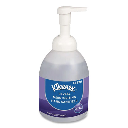 Reveal Ultra Moisturizing Foam Hand Sanitizer, 18 oz Bottle, Fragrance-Free