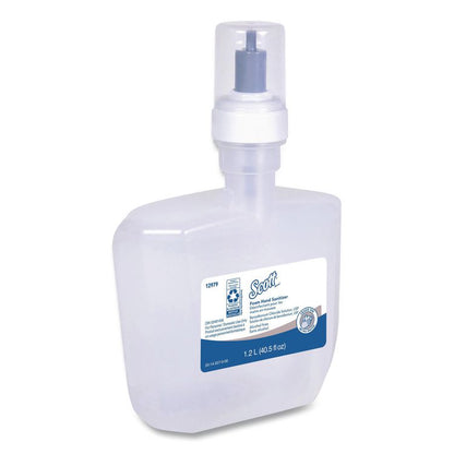 Essential Alcohol-Free Foam Hand Sanitizer, 1,200 mL Cassette, Unscented, 2/Carton