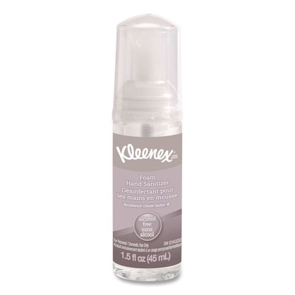 Alcohol-Free Foam Hand Sanitizer, 1.5 oz Pump Bottle, Unscented, 24/Carton