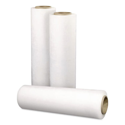 Stretch Film and Shrink Wrap, A and B, 18" x 1,500 ft, 57-Gauge, Clear, 4/Carton