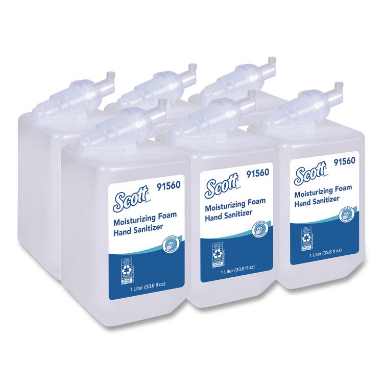 Pro Moisturizing Foam Hand Sanitizer, 1,000 mL Refill, Fruity Cucumber Scent, 6/Carton