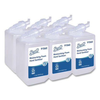 Pro Moisturizing Foam Hand Sanitizer, 1,000 mL Refill, Fruity Cucumber Scent, 6/Carton