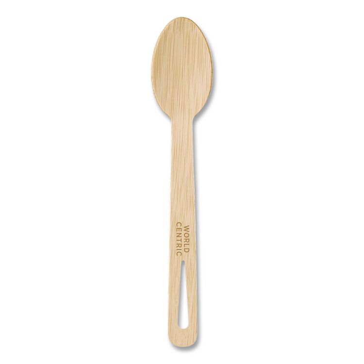Bamboo Cutlery, Spoon, Paper, Natural, 2,000/Carton