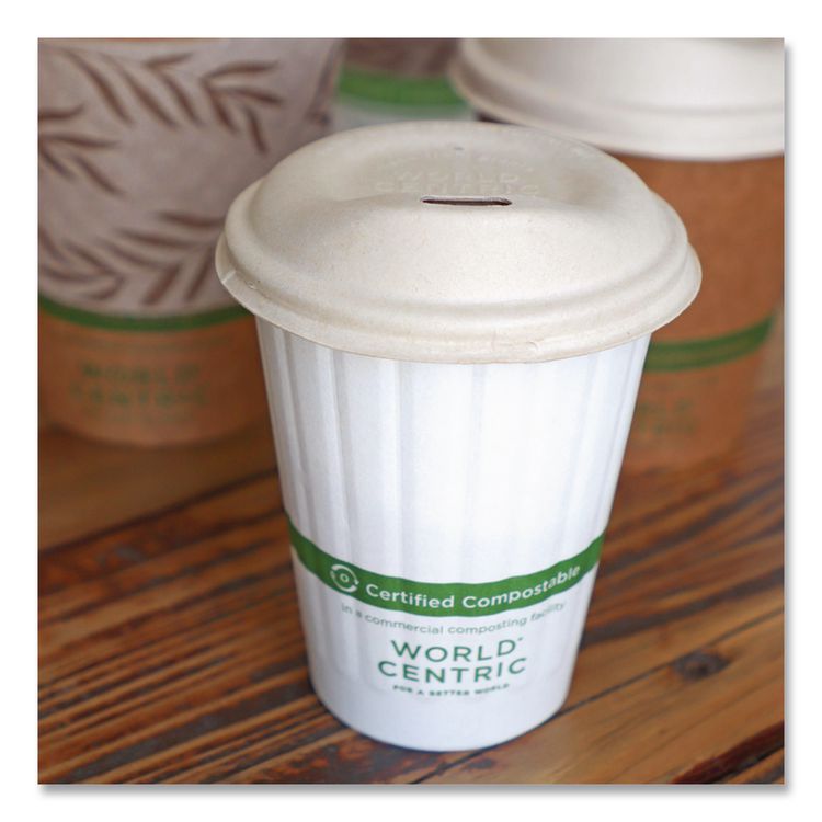 Double Wall Paper Hot Cups, 8 oz, White, 1,000/Carton