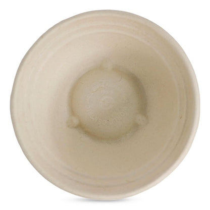 Fiber Barrel Bowls, 8 oz, 4.5" diameter x 1.8" h, Natural, Paper, 500/Carton