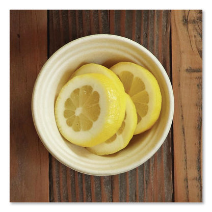 Fiber Barrel Bowls, 8 oz, 4.5" diameter x 1.8" h, Natural, Paper, 500/Carton