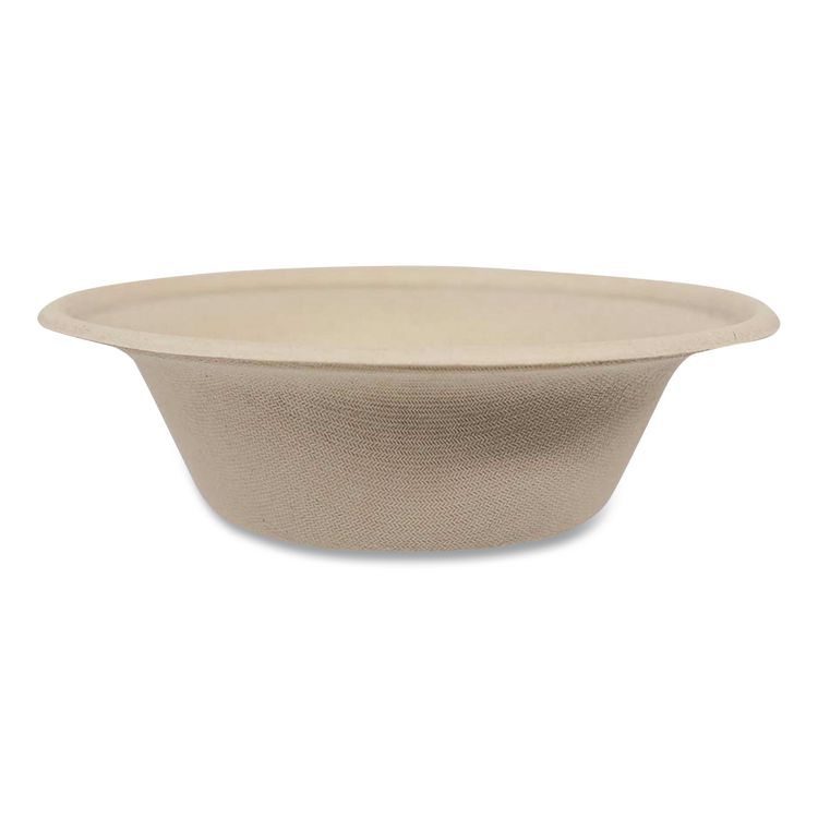 Fiber Bowls, 11.5 oz, 6 x 6 x 1.7, Natural, Paper, 1,000/Carton