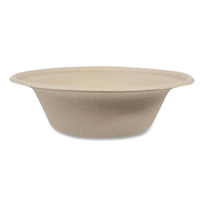 Fiber Bowls, 11.5 oz, 6 x 6 x 1.7, Natural, Paper, 1,000/Carton