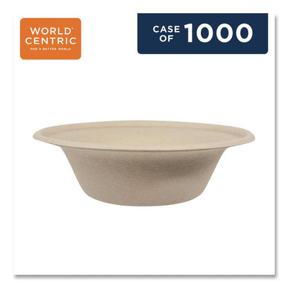 Fiber Bowls, 11.5 oz, 6 x 6 x 1.7, Natural, Paper, 1,000/Carton