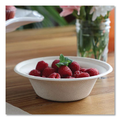 Fiber Bowls, 11.5 oz, 6 x 6 x 1.7, Natural, Paper, 1,000/Carton