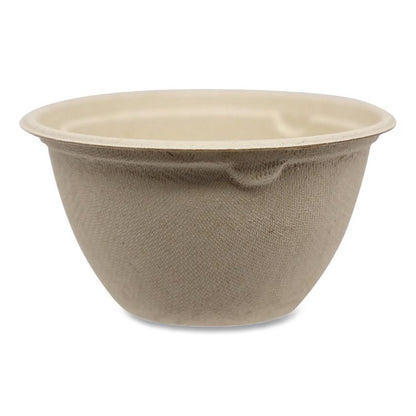 Fiber Bowls, 6 oz, 3.5 x 3.5 x 2, Natural, Paper, 1,000/Carton