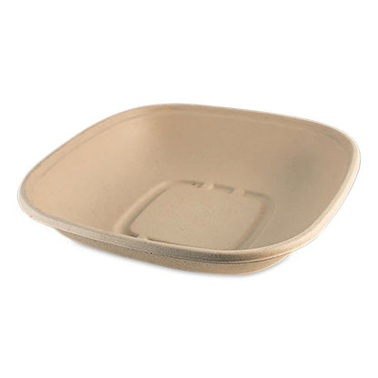 Fiber Bowls, 32 oz, 8.3 x 8.3 x 1.8, Natural, Paper, 400/Carton