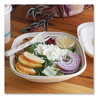 Fiber Bowls, 32 oz, 8.3 x 8.3 x 1.8, Natural, Paper, 400/Carton