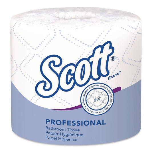 Essential Standard Roll Bathroom Tissue for Business, Septic Safe, 2-Ply, White, 550 Sheets/Roll, 20 Rolls/Carton
