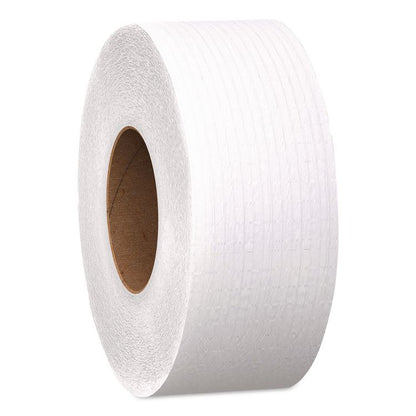Essential JRT Jumbo Roll Bathroom Tissue, Septic Safe, 2-Ply, 3.55" x 1,000 ft, White, 4 Rolls/Carton