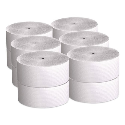 Essential Coreless JRT, Septic Safe, 1-Ply, 3.75" x 2,300 ft, White, 12 Rolls/Carton