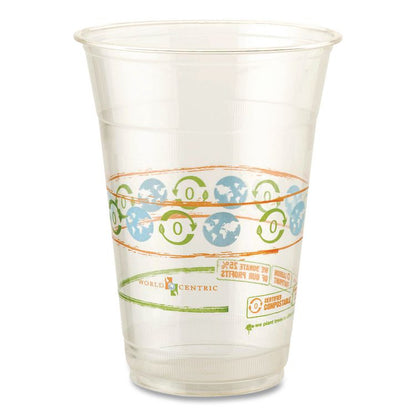 PLA Clear Cold Cups, 16 oz, 20/Pack