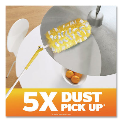 Heavy Duty Dusters Starter Kit, Handle Extends to 3 ft, 1 Handle with 12 Duster Refills