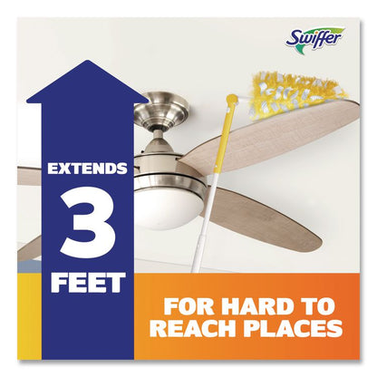 Heavy Duty Dusters Starter Kit, Handle Extends to 3 ft, 1 Handle with 12 Duster Refills