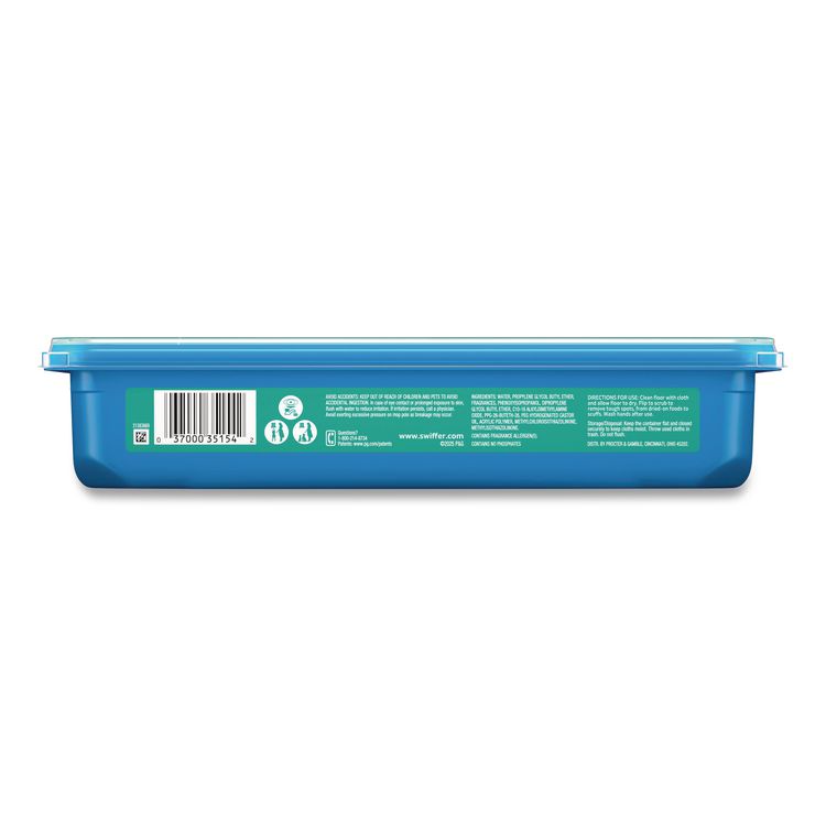 Wet Refill Cloths, 8 x 10, Fresh Scent, White, 12/Box, 6 Boxes/Carton
